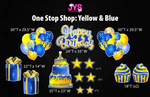 ONE STOP SHOP: YELLOW & BLUE - Yard Card Signs by JYS International