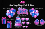 ONE STOP SHOP: PINK & BLUE - Yard Card Signs by JYS International