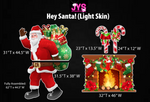 HEY SANTA! - Yard Card Signs by JYS International