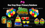 ONE STOP SHOP: PRIMARY RAINBOW - Yard Card Signs by JYS International