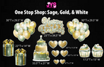 ONE STOP SHOP: SAGE & GOLD - Yard Card Signs by JYS International