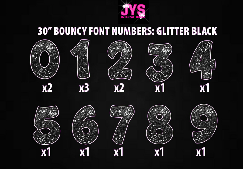 30" BOUNCY NUMBERS