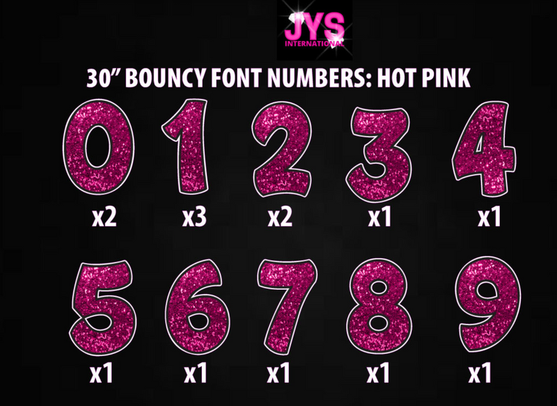 30" BOUNCY NUMBERS