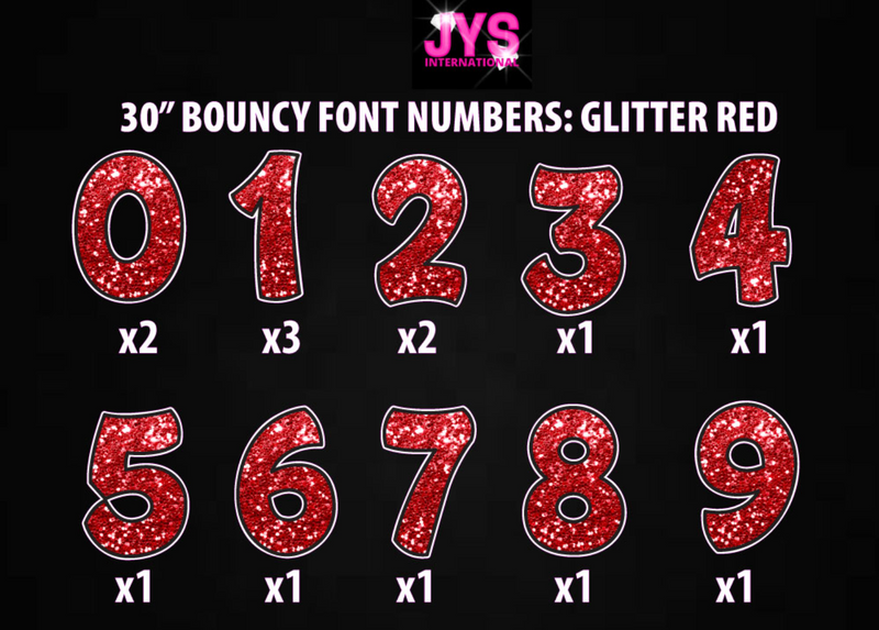 30" BOUNCY NUMBERS