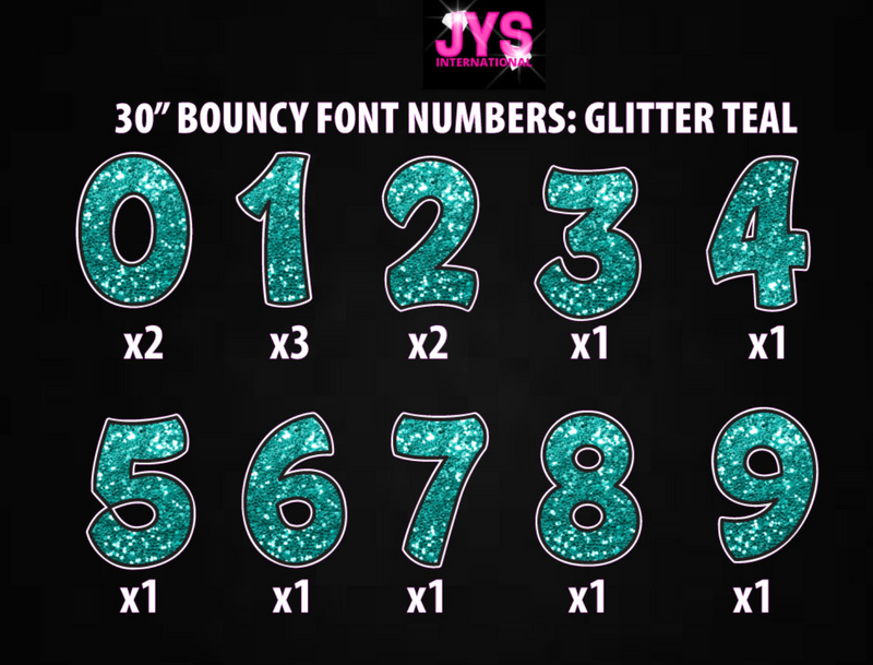 30" BOUNCY NUMBERS