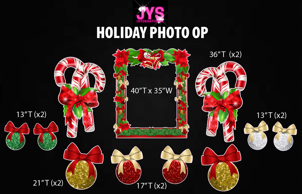 HOLIDAY PHOTO OP - Yard Card Signs by JYS International