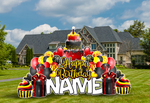 ONE STOP SHOP: BLACK, RED, & YELLOW - Yard Card Signs by JYS International