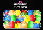 BALLOON PANELS (2): HALF SHEET (MULTIPLE COLORS) - Yard Card Signs by JYS International