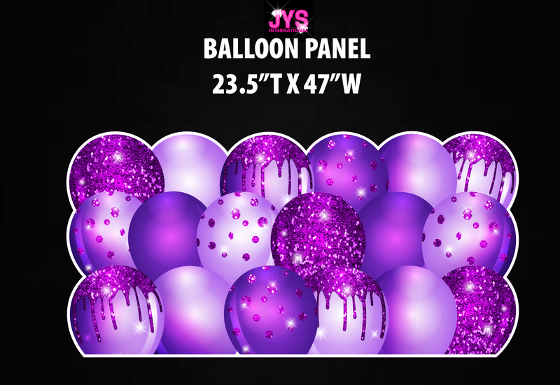 BALLOON PANELS (2): HALF SHEET (MULTIPLE COLORS) - Yard Card Signs by JYS International