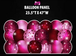 BALLOON PANELS (2): HALF SHEET (MULTIPLE COLORS) - Yard Card Signs by JYS International