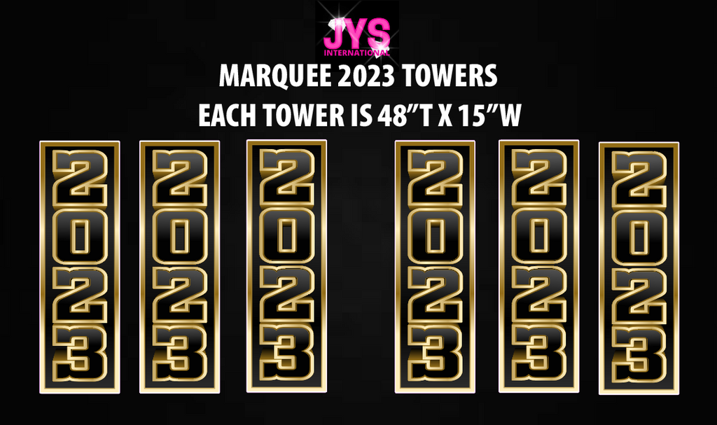 MARQUEE 2023 TOWERS - Yard Card Signs by JYS International