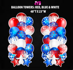 XL BALLOON TOWERS: HALF SHEET (MULTIPLE COLORS) - Yard Card Signs by JYS International