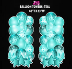 XL BALLOON TOWERS: HALF SHEET (MULTIPLE COLORS) - Yard Card Signs by JYS International