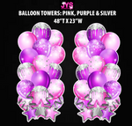 XL BALLOON TOWERS: HALF SHEET (MULTIPLE COLORS) - Yard Card Signs by JYS International