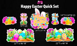 HAPPY EASTER QUICK SET - Yard Card Signs by JYS International