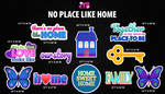 NO PLACE LIKE HOME - Yard Card Signs by JYS International