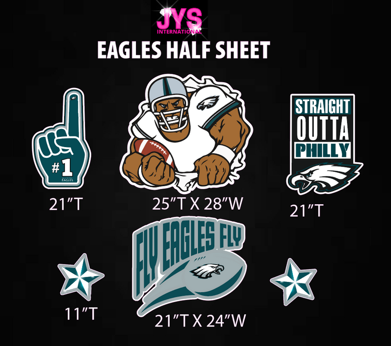 EAGLES: HALF SHEET - Yard Card Signs by JYS International