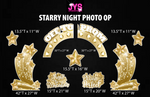 UNDER THE STARS PHOTO ARCH: GOLD - Yard Card Signs by JYS International