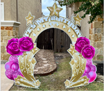 UNDER THE STARS PHOTO ARCH: GOLD - Yard Card Signs by JYS International