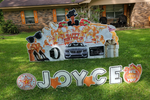 JYS OVERLOAD: ORANGE & WHITE - Yard Card Signs by JYS International