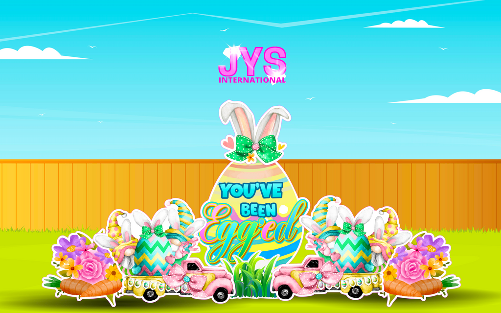 YOU'VE BEEN EGGED: HALF SHEET - Yard Card Signs by JYS International