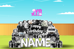 JYS OVERLOAD: DAPPER BIRTHDAY (EZ FOLD) - Yard Card Signs by JYS International