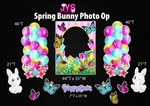 SPRING BUNNY PHOTO OP - Yard Card Signs by JYS International