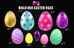 BOLD MIX EASTER EGGS - Yard Card Signs by JYS International