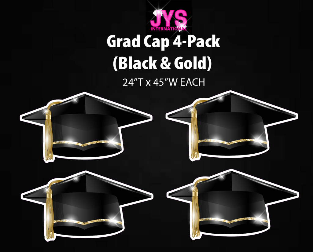 GRAD CAPS: MULTIPLE COLOR OPTIONS - Yard Card Signs by JYS International