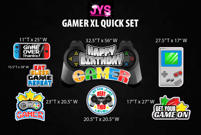 GAMER XL QUICK SET - Yard Card Signs by JYS International