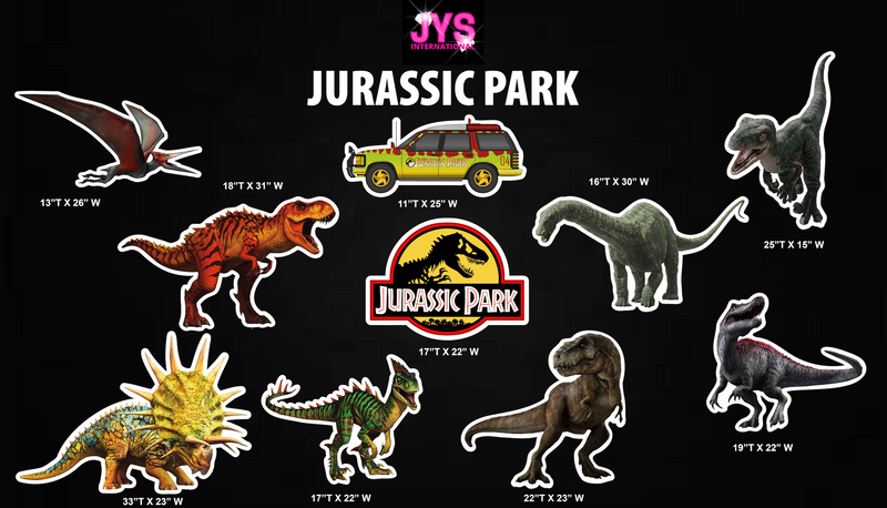 REALISTIC DINOSAURS - Yard Card Signs by JYS International