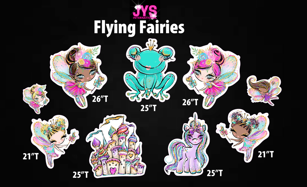 FLYING FAIRIES THEME - Yard Card Signs by JYS International