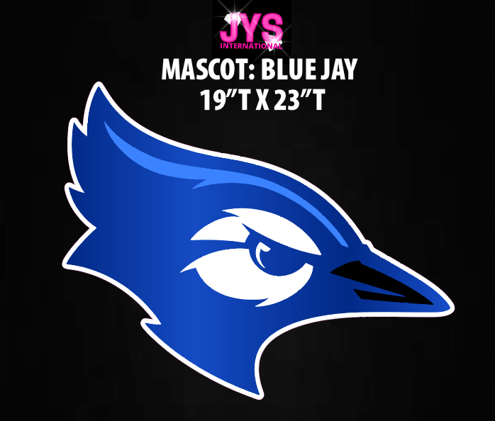 MASCOT: BLUE JAY - Yard Card Signs by JYS International