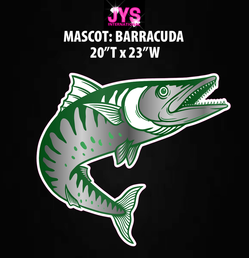 MASCOT: BARRACUDA - Yard Card Signs by JYS International