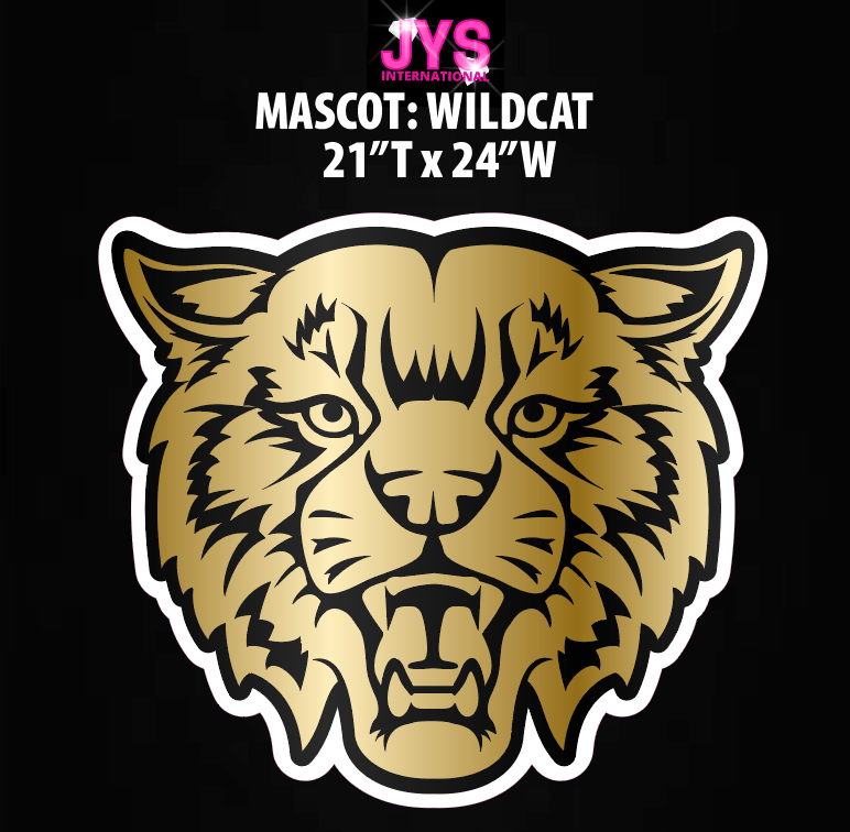 MASCOT: WILDCAT - Yard Card Signs by JYS International