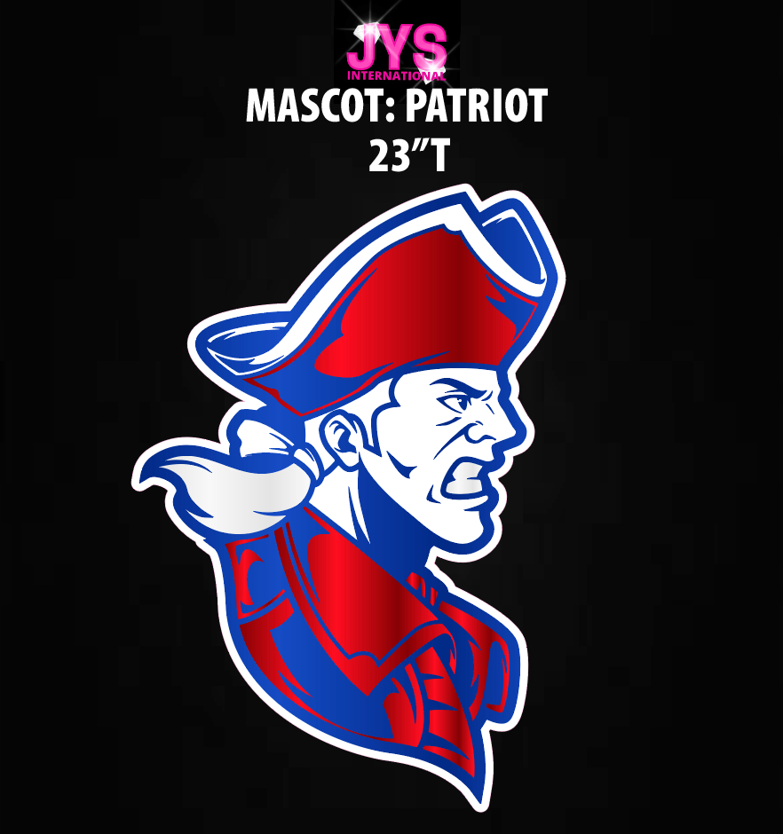 MASCOT: PATRIOT - Yard Card Signs by JYS International