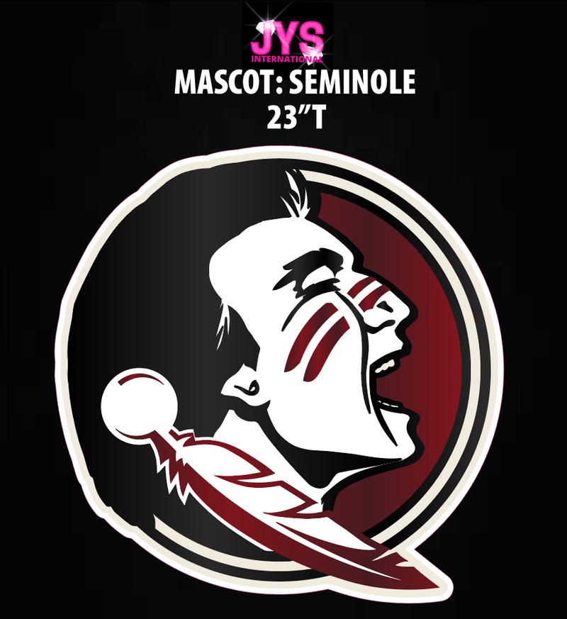 MASCOT: SEMINOLE - Yard Card Signs by JYS International