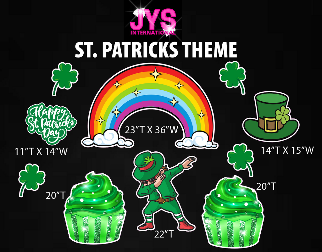 ST. PATRICKS: HALF SHEET - Yard Card Signs by JYS International