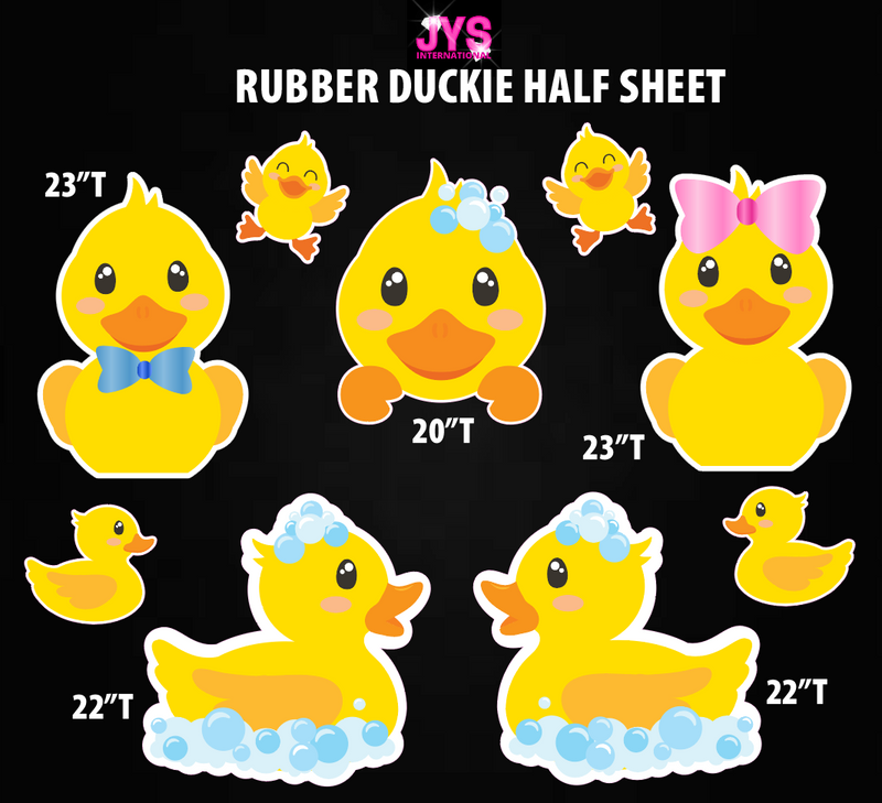 RUBBER DUCK: HALF SHEET - Yard Card Signs by JYS International