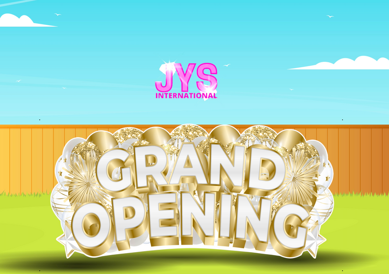 JYS OVERLOAD: GOLD GRAND OPENING (EZ FOLD) - Yard Card Signs by JYS International