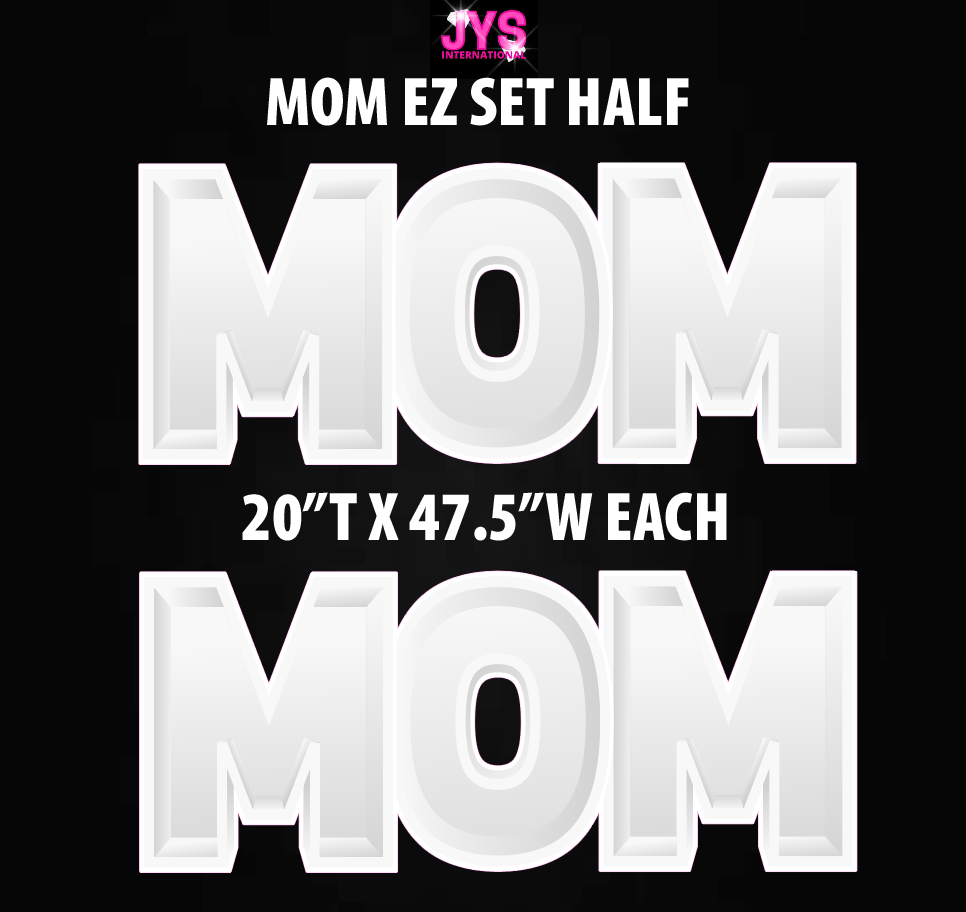 MOM EZ SET: HALF SHEET - Yard Card Signs by JYS International