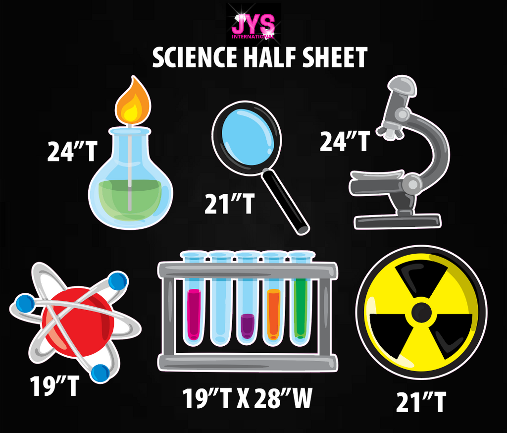 SCIENCE: HALF SHEET - Yard Card Signs by JYS International