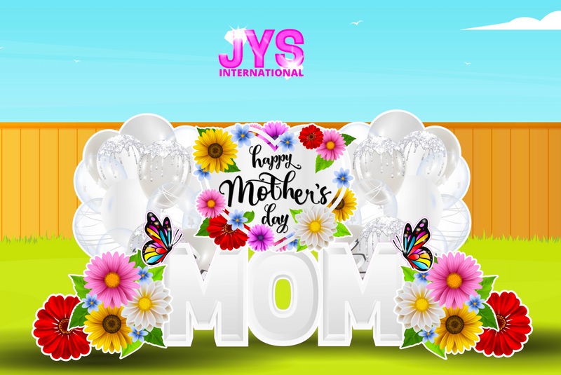 FLORAL MOTHER'S DAY QUICK SET: HALF SHEET - Yard Card Signs by JYS International