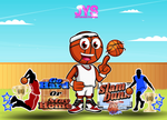 JYS BASKETBALL CUTIE (5FT TALL) - Yard Card Signs by JYS International