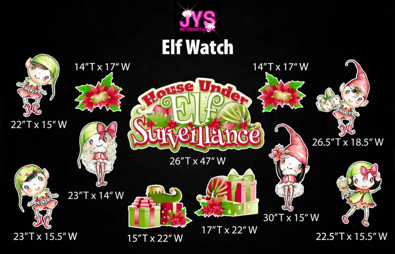 ELF WATCH QUICK SET - Yard Card Signs by JYS International