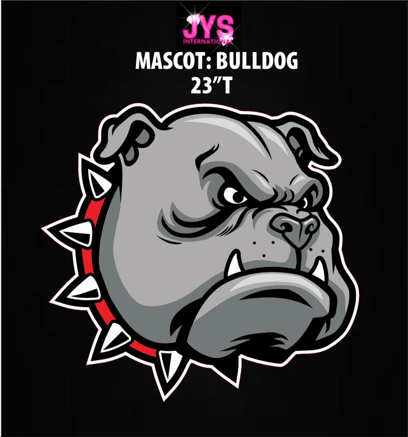 MASCOT: BULLDOG - Yard Card Signs by JYS International