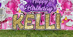 GLITTER BOUNCY LETTER SET (23 IN) - Yard Card Signs by JYS International