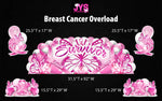 JYS OVERLOAD: BREAST CANCER (EZ FOLD) - Yard Card Signs by JYS International