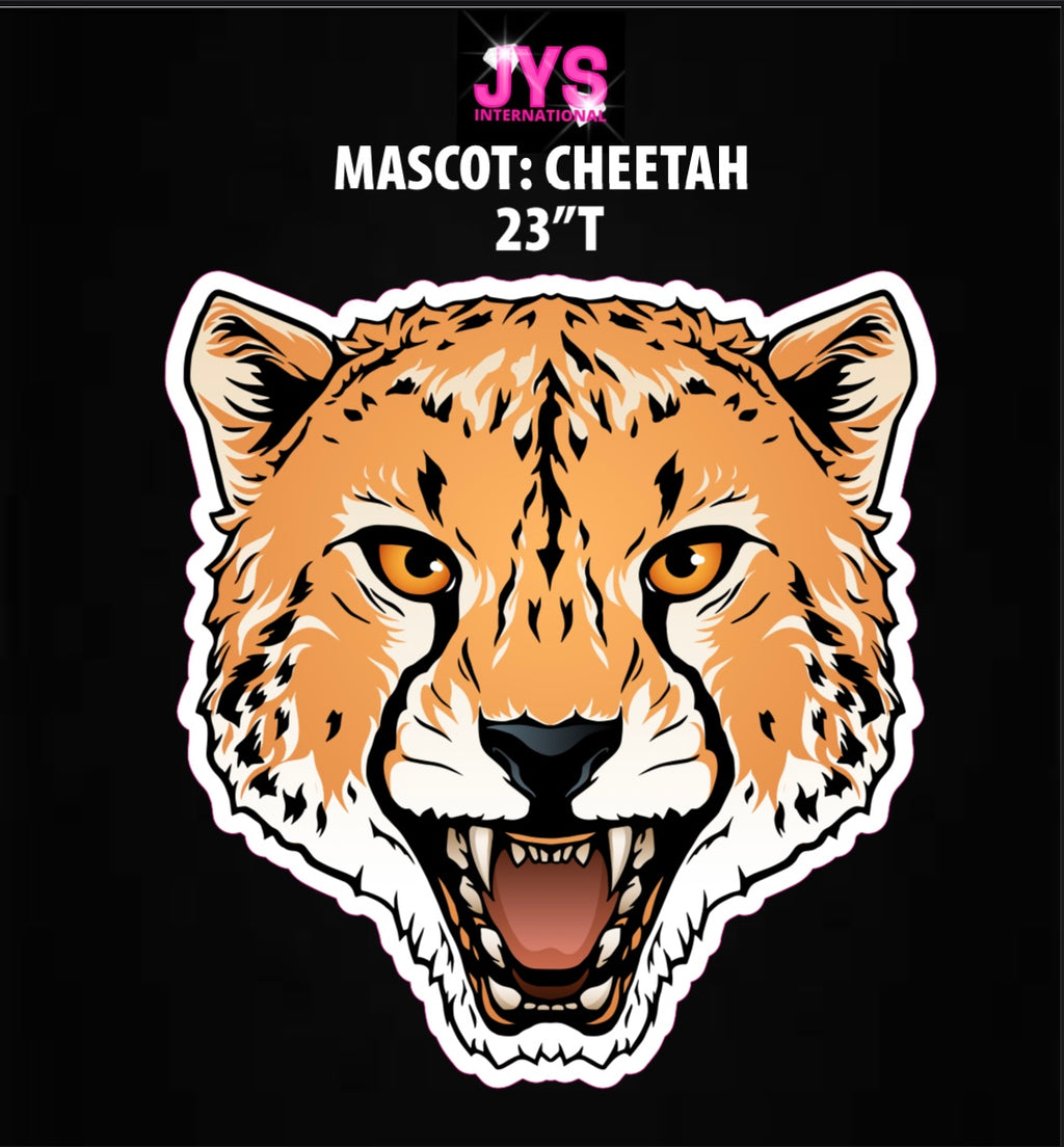 MASCOT: CHEETAH - Yard Card Signs by JYS International