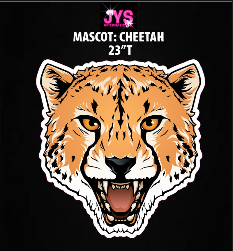 MASCOT: CHEETAH - Yard Card Signs by JYS International